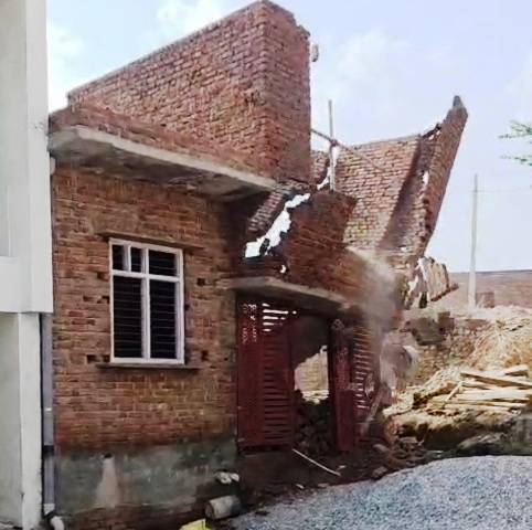 udaipur uda demolish encroachment at dagiyon ki pancholi udaipur