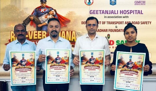 Geetanjali Hospital Road Safety Awareness Campaign Udaipur