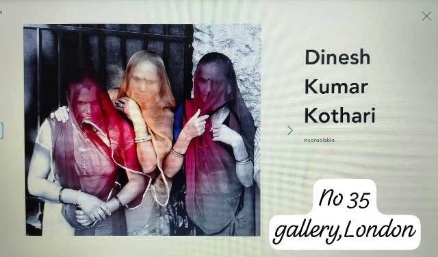 Udaipur photographer and artist Dinesh Kumar Kothari earned international recognition after his photograph Gamgeen