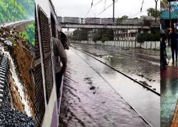 monsoon update Mumbai Heavy Rain Train Route Diversion