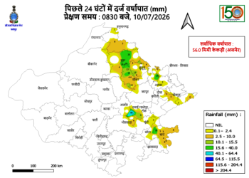 udaipur rajasthan monsoon update