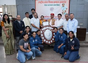 MLSU Udaipur honoured 59 outstanding players on National Sports Day