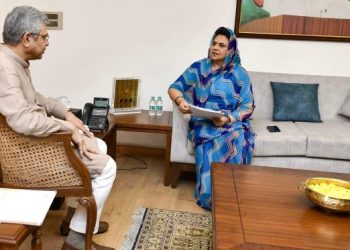 Mahima Kumari Mewar meets Rail Minister Ashwini Vaishnaw