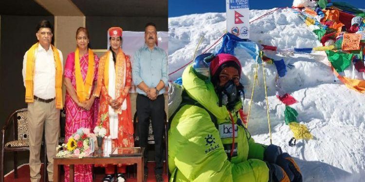 Manasvi Agarwal Udaipur Mountaineer Honored for Hoisting Tricolor on Five High Mountain Peaks
