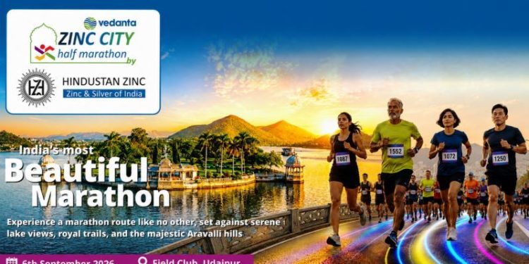 Vedanta Zinc City Half Marathon 2026 Udaipur 5500+ Registrations