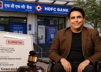 dr-arvinder-singh-udaipur-civil-court-summons-hdfc-bank-divyang-banking-rights