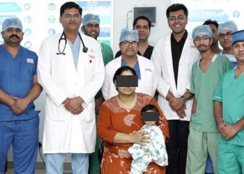 geetanjali-medical-college-hospital-udaipur-dr ramesh patel first-ap-window-device-closure-8-month-baby
