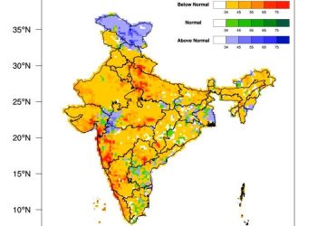 imd forecasts below normal rainfall across most of India during August and September 2026 El Niño conditions are expected to strengthen
