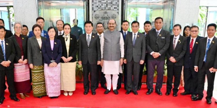 India support for peace and stability in Myanmar - loksabha speaker om birla