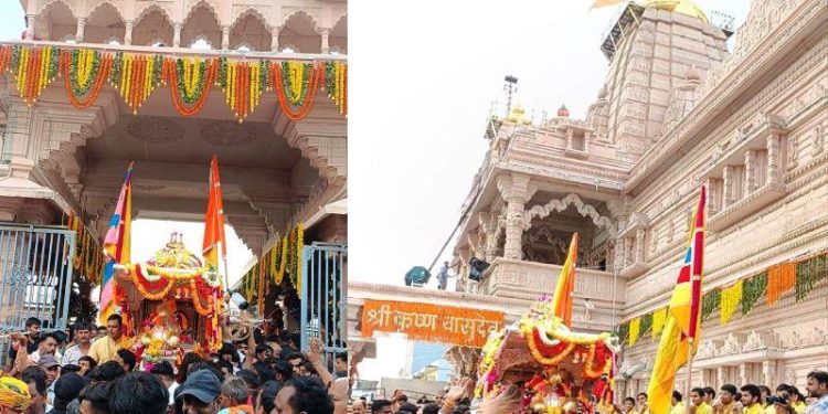 Shri Sawaliyaji Seth Dham jaljhulni ekadashi three day fair started