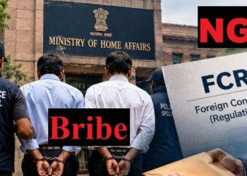 fcra-registration-bribe-demand-two-officers-caught-delhi