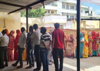 udaipur nikay chunav 2026 polling percentage