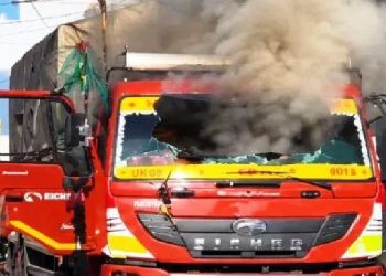 udaipur-truck-accident-woman-scooter-rider-dies